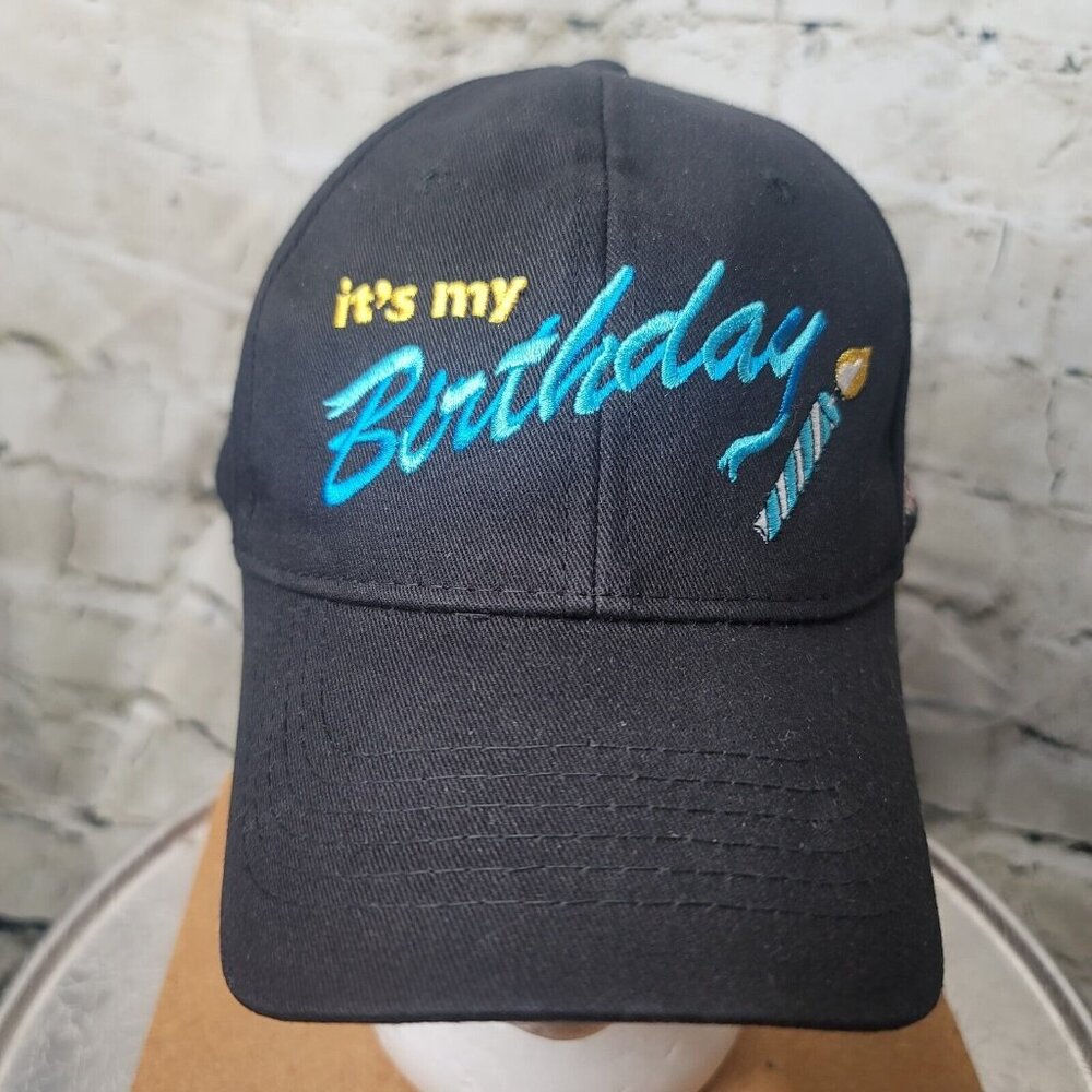 It's My Birthday San Manuel Indian Bingo & Casino Ball Cap Hat Black Strapback